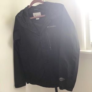 BLACK COLUMBIA RAINJACKET